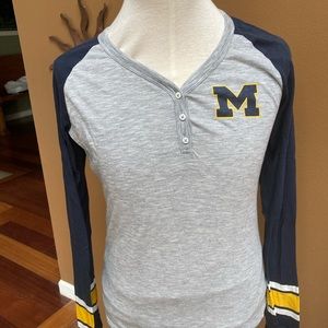 47 Brand Michigan Henley Top